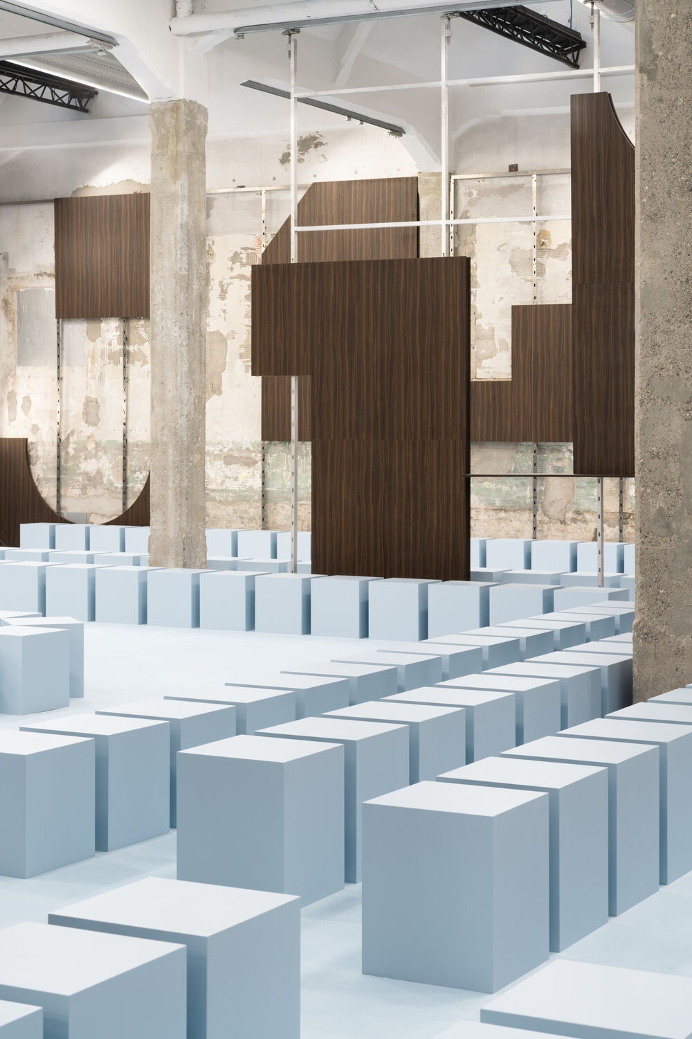 Set design for Marni SS27 Vol.2 fashion show by Formafantasma.