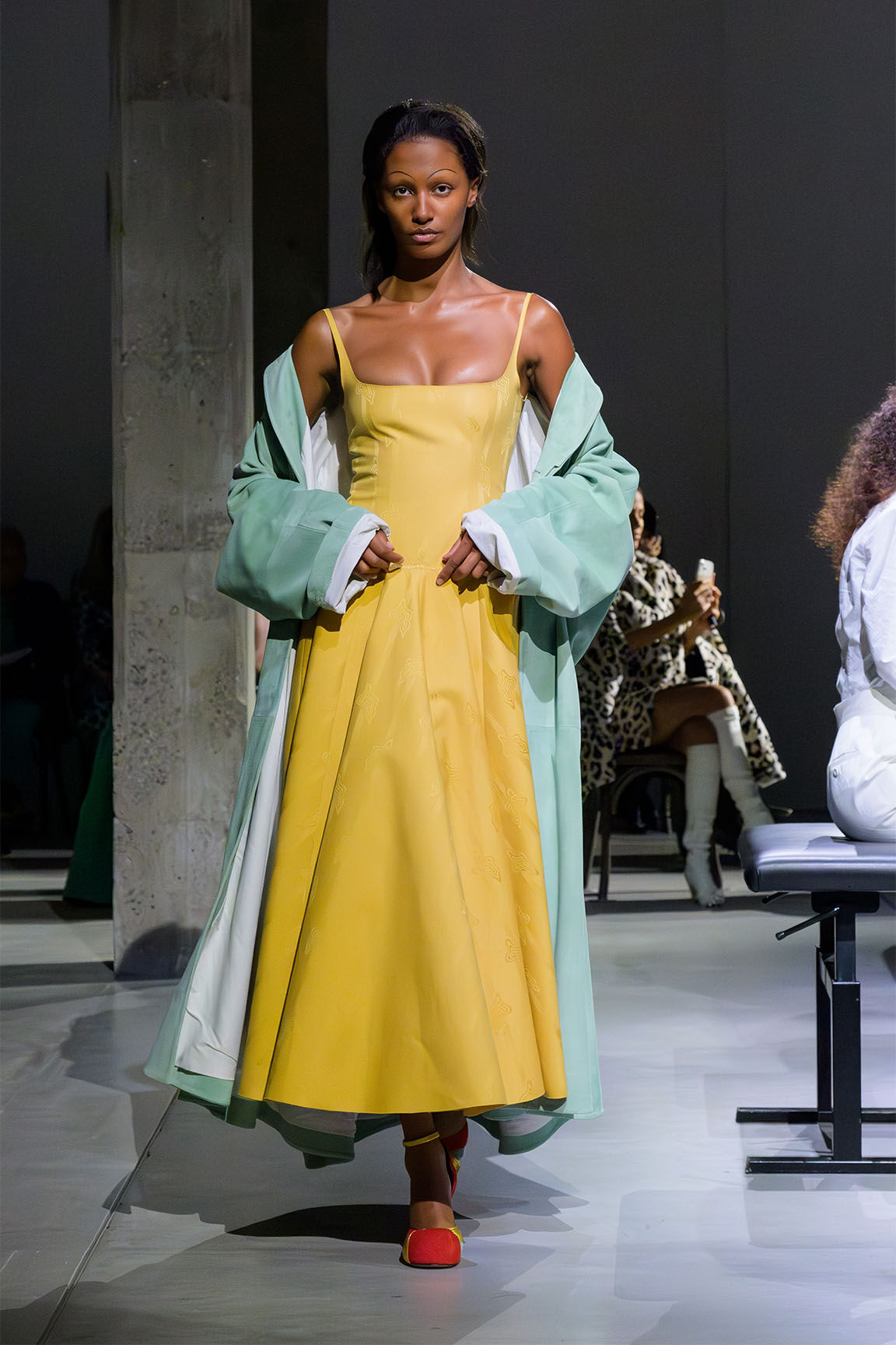 ワンピース MARNI SS25 Marni Dresses (ABMA1379S0 UTC455STB61) ブルー コットンポプリン製ストライプシャツドレス | Marni