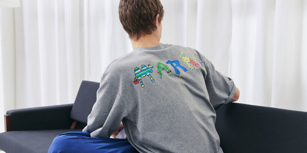 Graphic t-shirt marni essentials