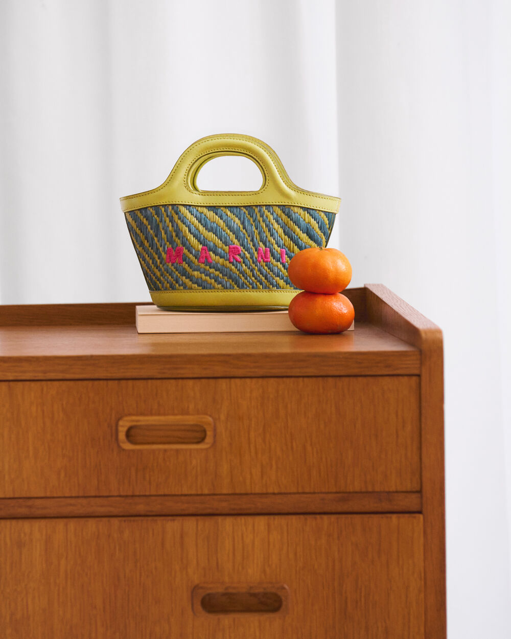 Green wavy Tropicalia bag