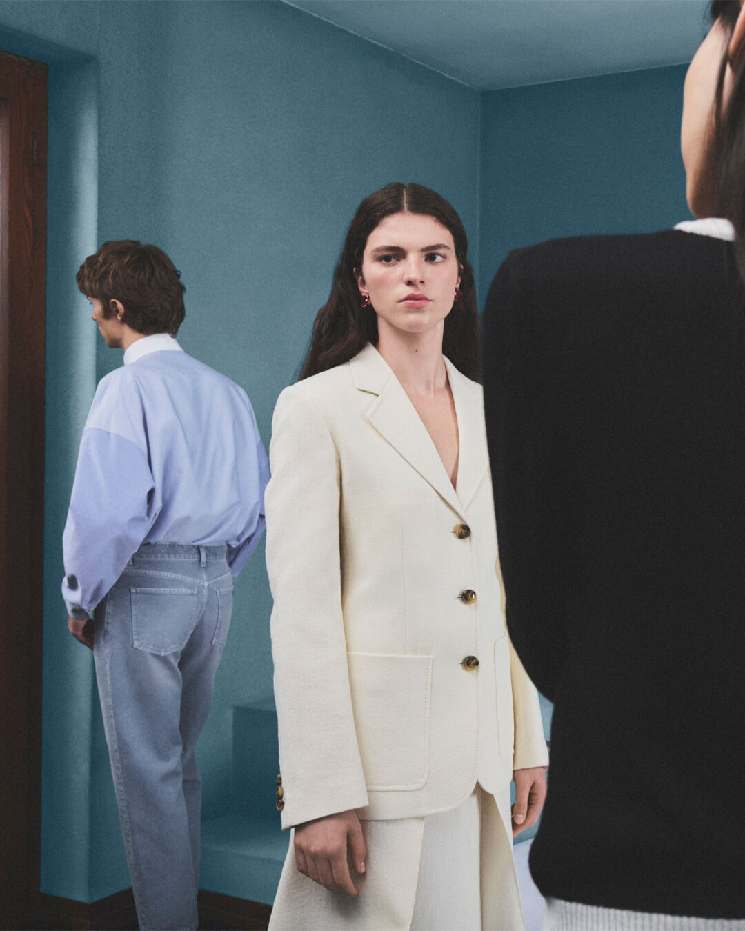 パンツ SEA MINIMAL CROPPED TROUSERS SEA MINIMAL CROPPED TROUSERS