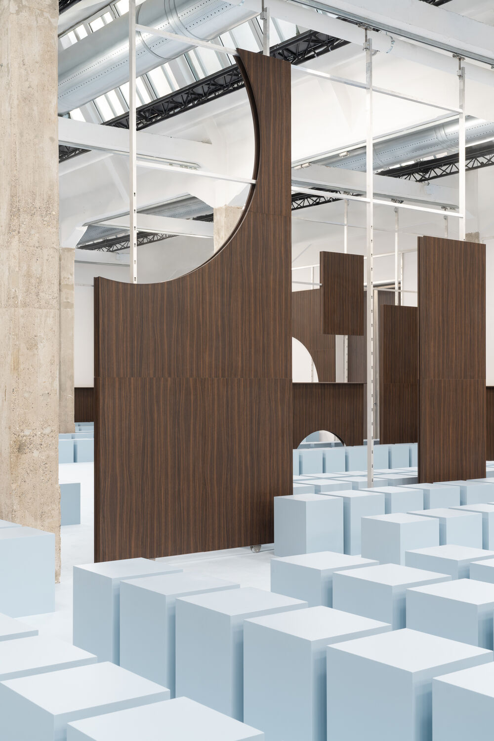 Set design for Marni SS27 Vol.2 fashion show by Formafantasma.