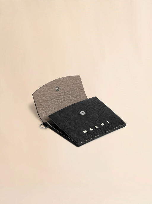 ブラック ミニウォレット - 財布