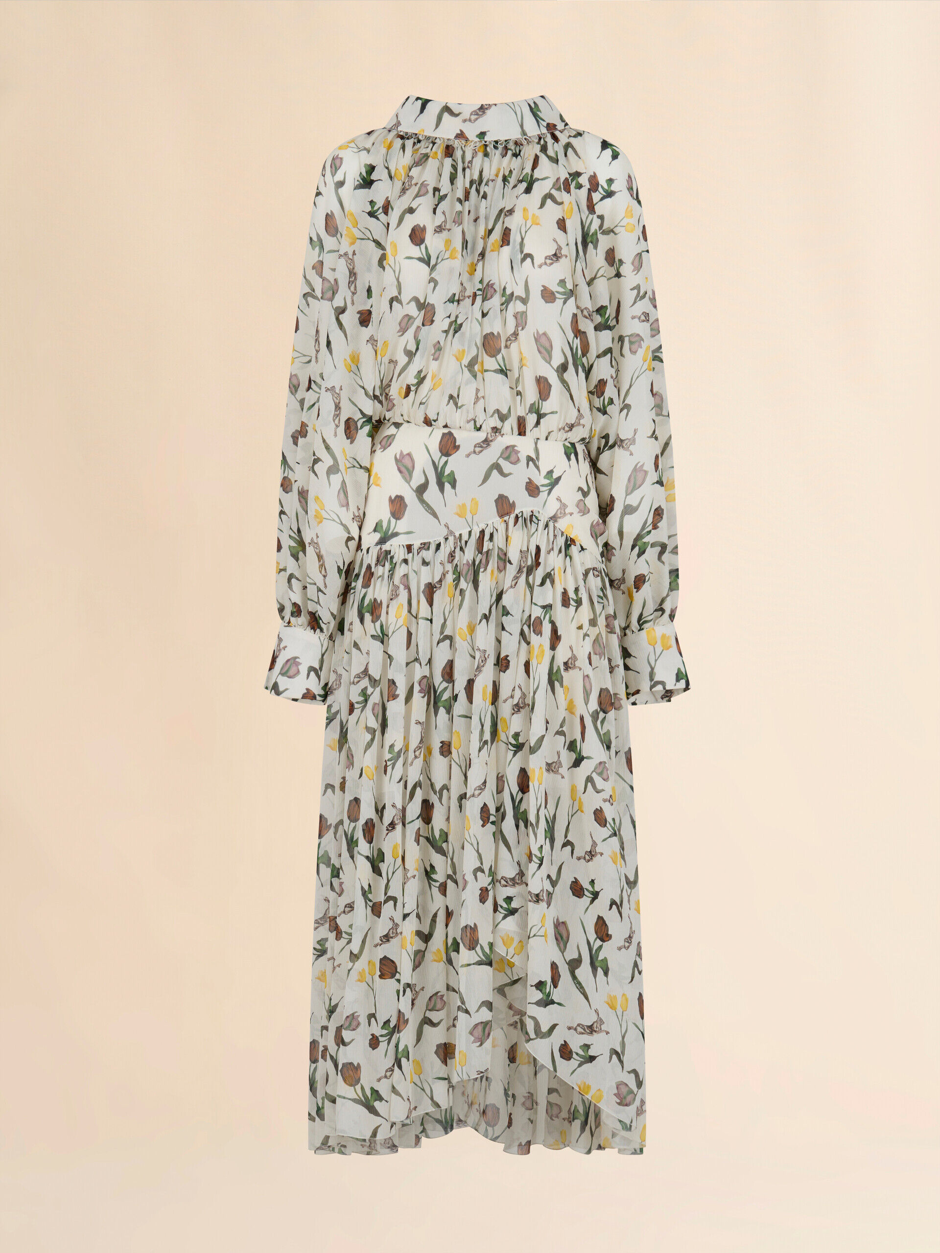 MARNI ボタニカルモチーフドレス マルチカラー ミディドレス ワンピース レディース ドレス｜公式オンラインストア | Marni