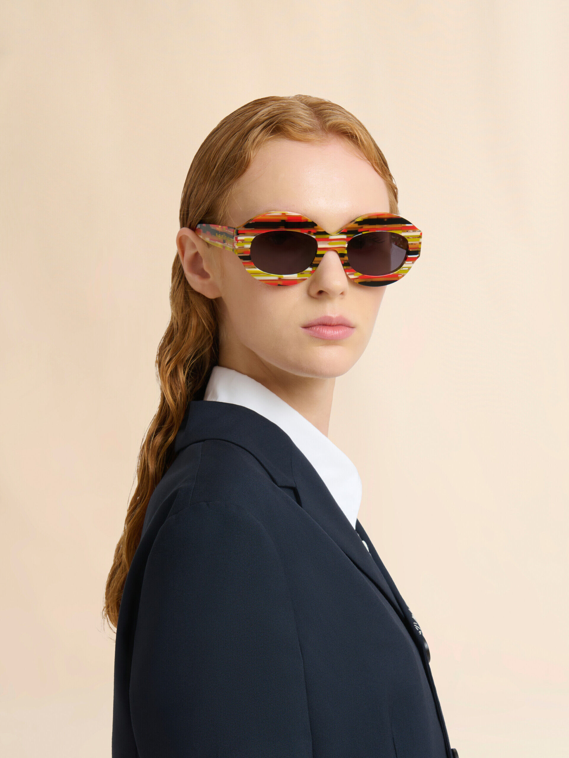 Spacey Stripey Ik Kil Cenote sunglasses | Marni