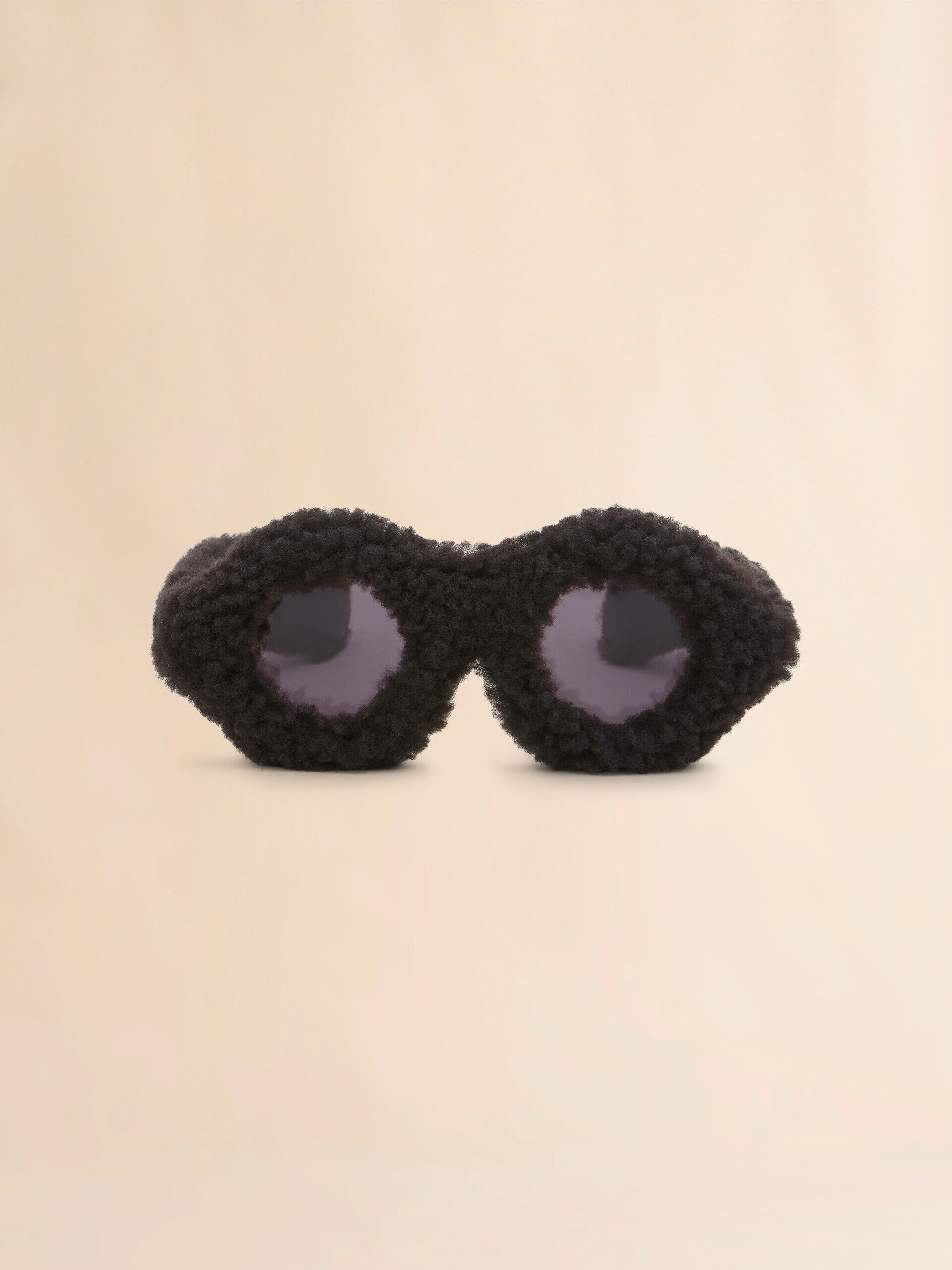 Furry black Jantu sunglasses | Marni