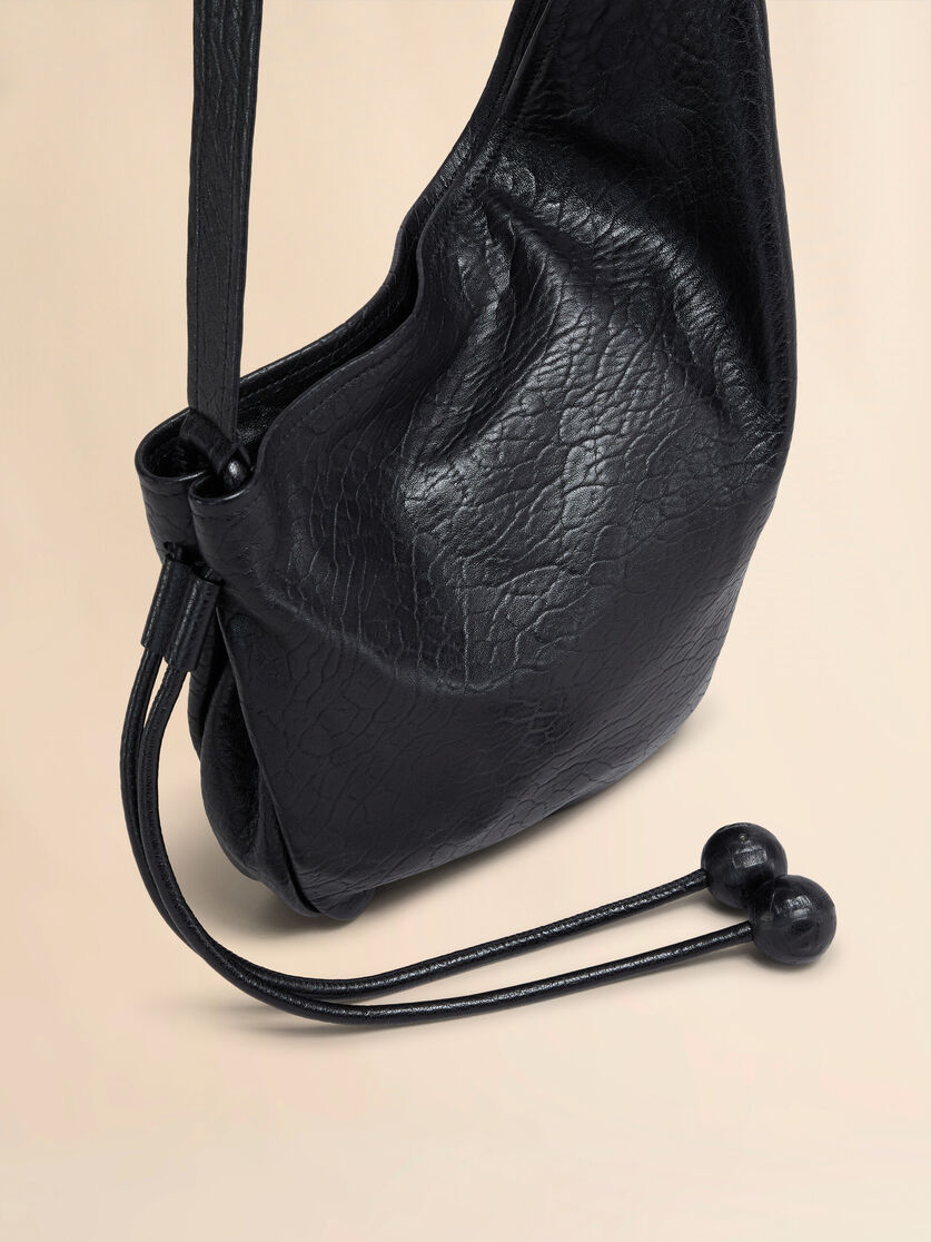 Small brown nappa Hobo bag - Shoulder Bags - Image 4
