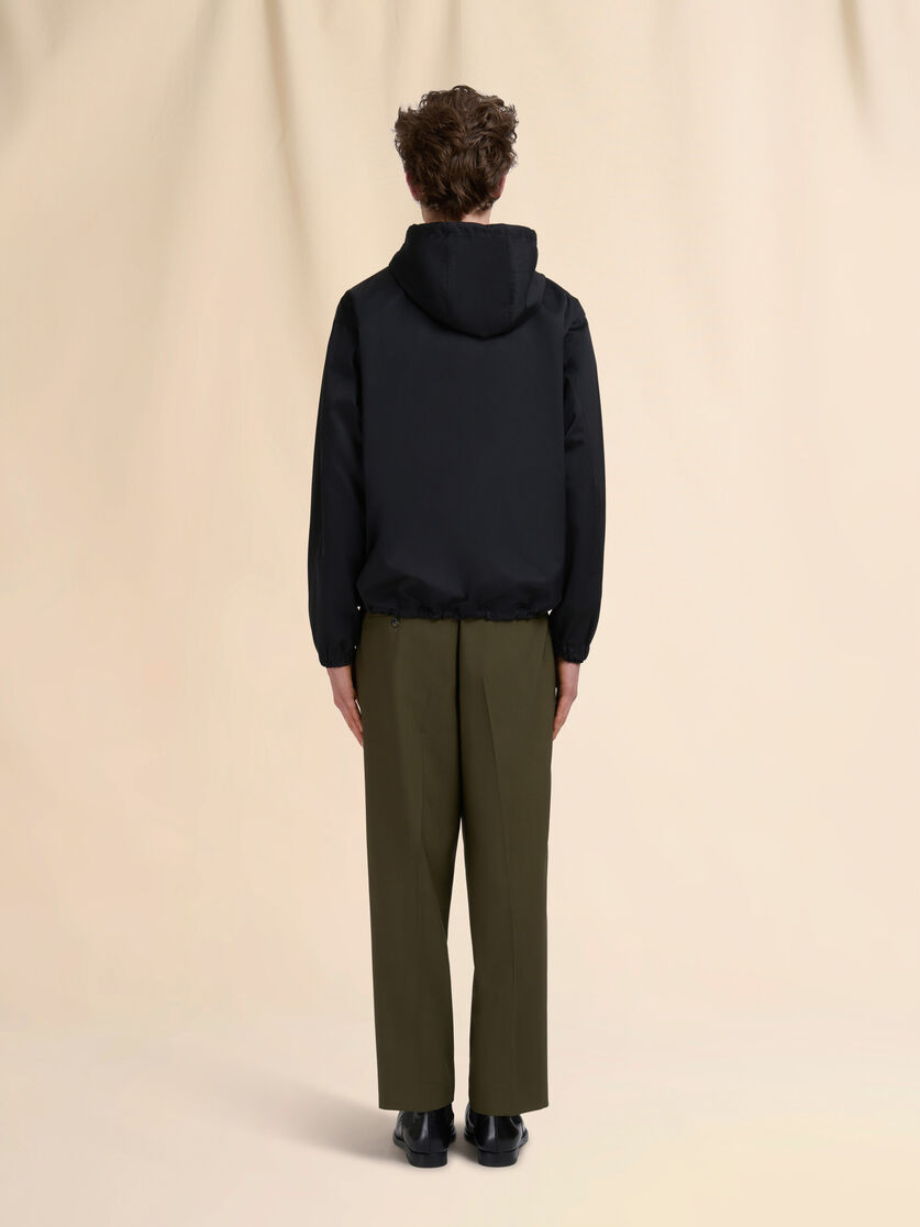 Black taffeta jacket with Marni Mending - Jackets - Image 3