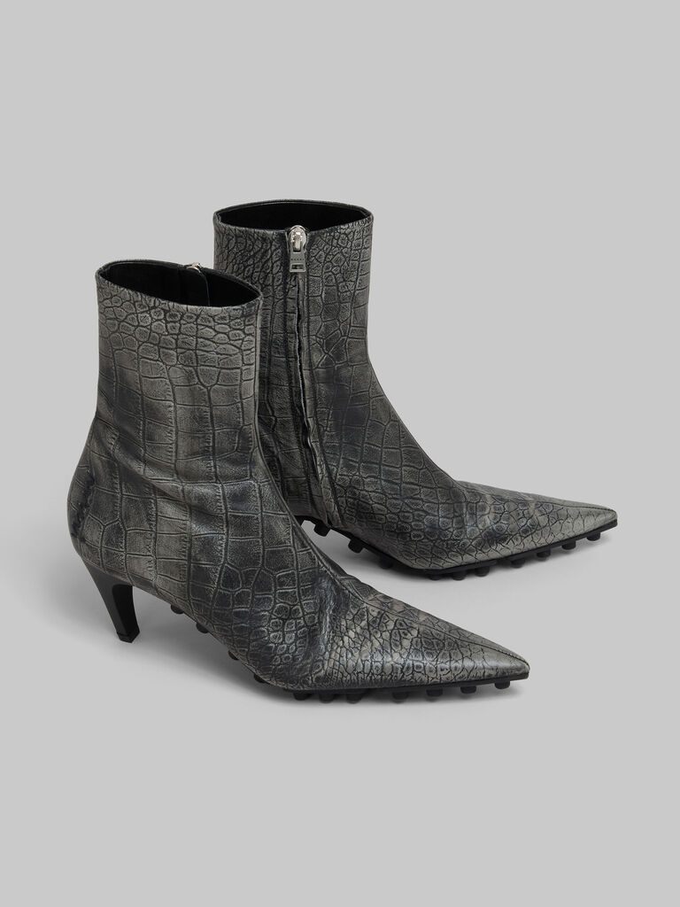 marni leather ankle boots
