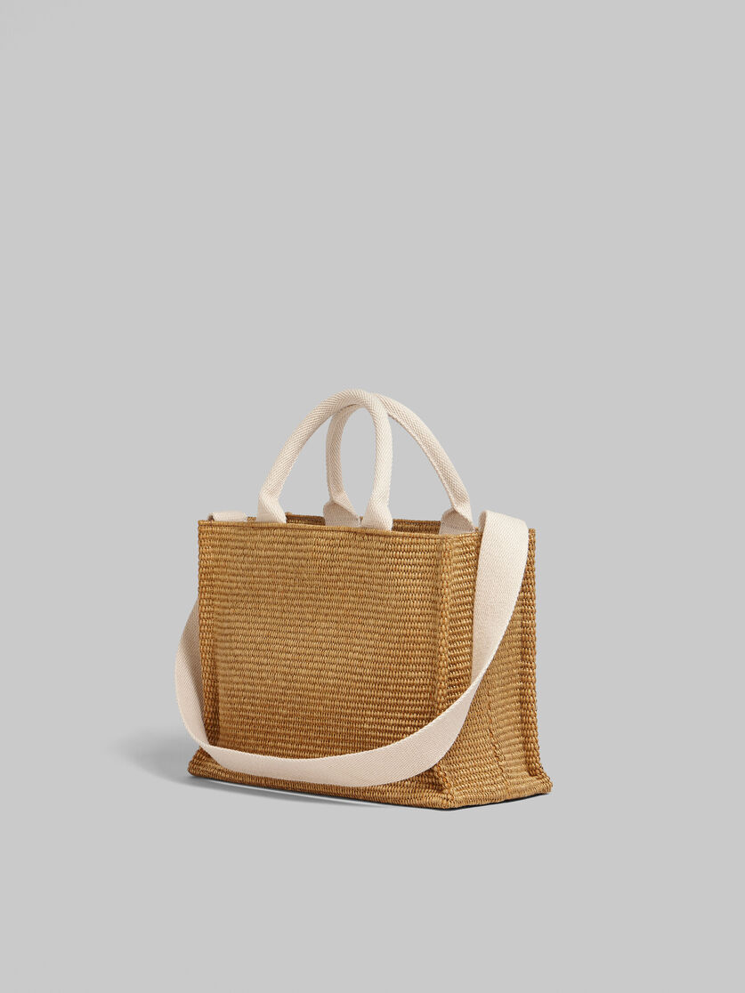 Lilac raffia Small Tote Bag - Shopping Bags - Image 3