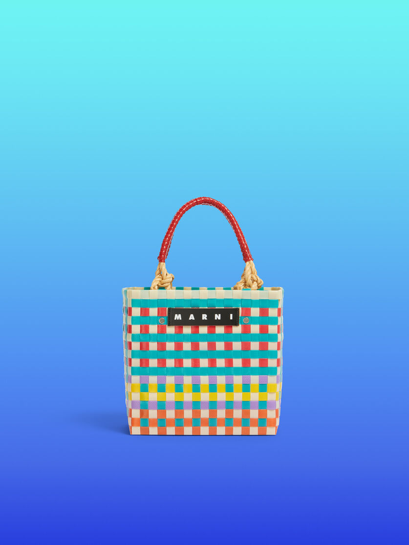 ブルー MARNI MARKET Sunday ミニ バスケットバッグ | Marni 