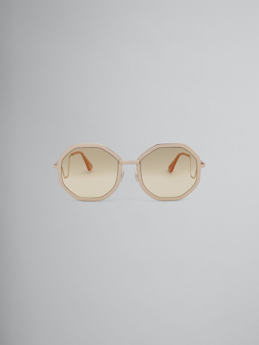Occhiali da sole Kamiora Mine in metallo oro - Occhiali da sole - Image 1