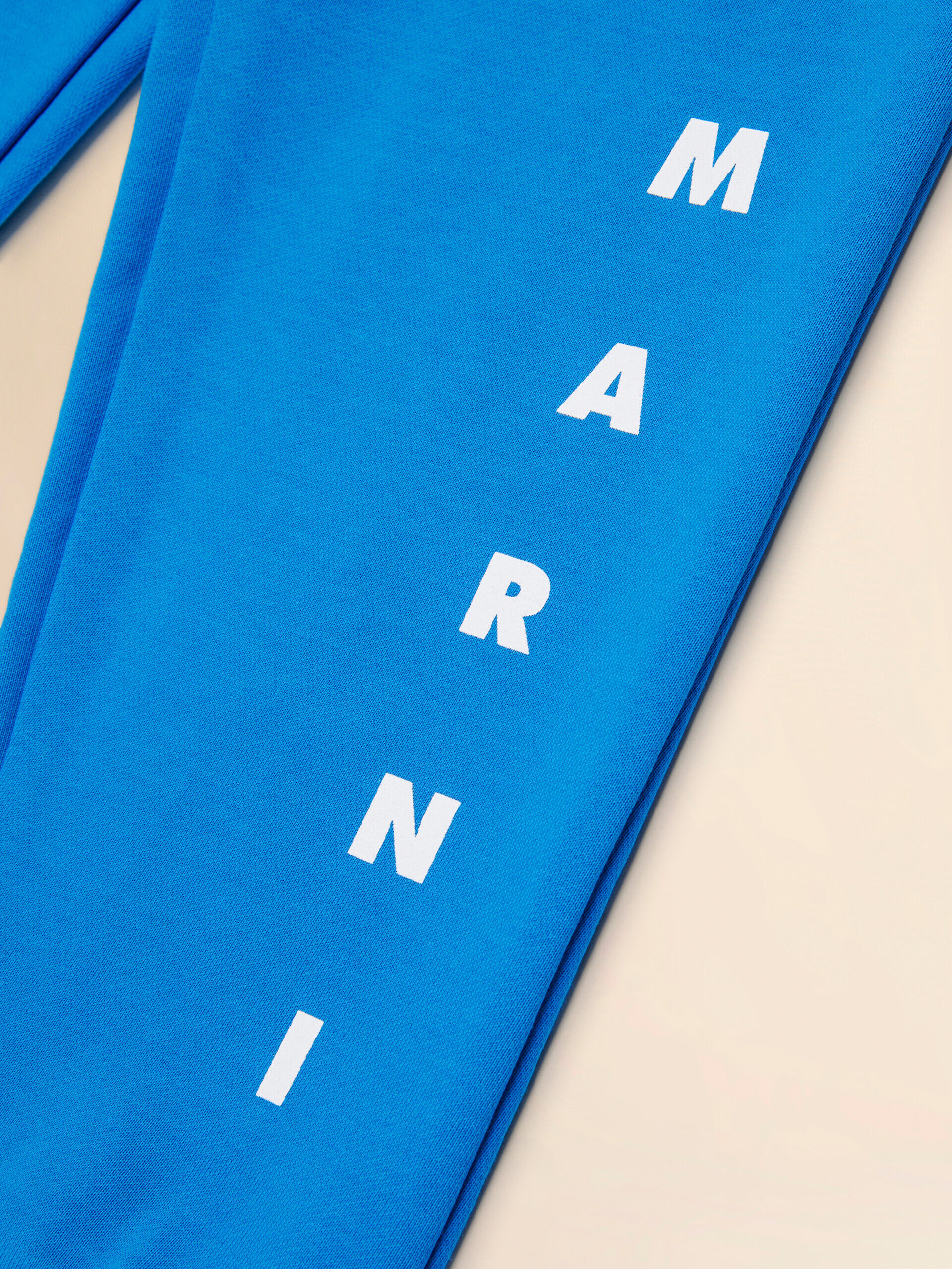 ブルー コットンジョガーパンツ、マルニプリント | Marni