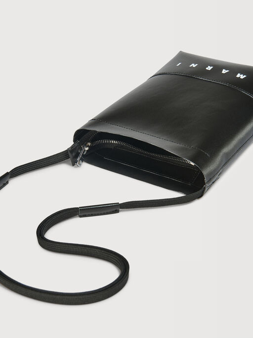 Black Tribeca crossbody bag with shoelace strap - Shoulder Bags