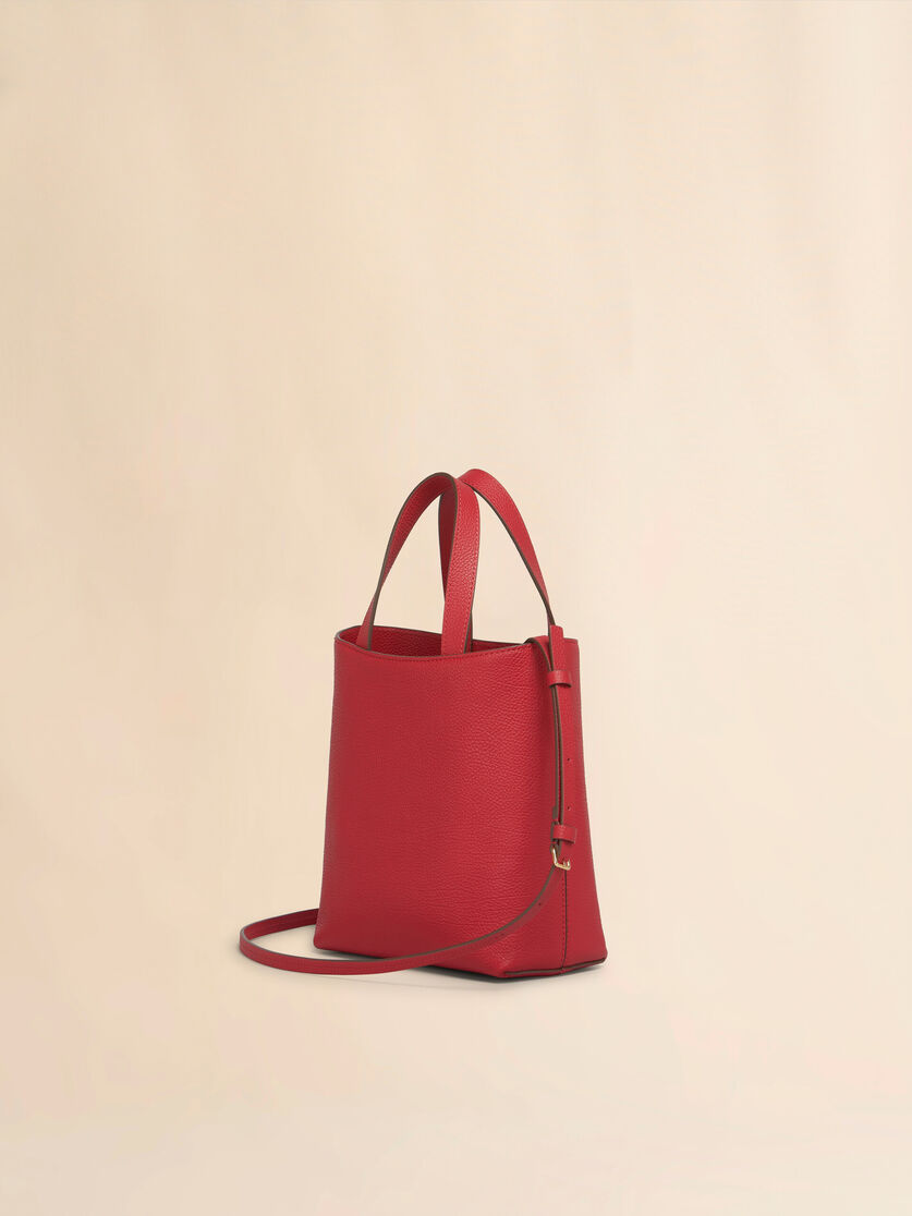 Kleine Tasche Trunkaroo Embossed aus grauem Leder - Shopper - Image 2