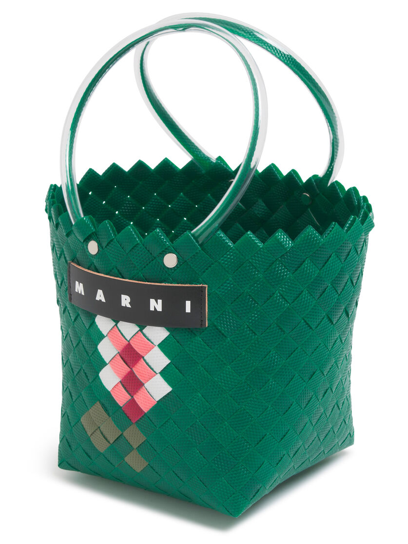 イリスブルー MARNI MARKET TAHA FLOWERS BAG - ショッピングバッグ - Image 4