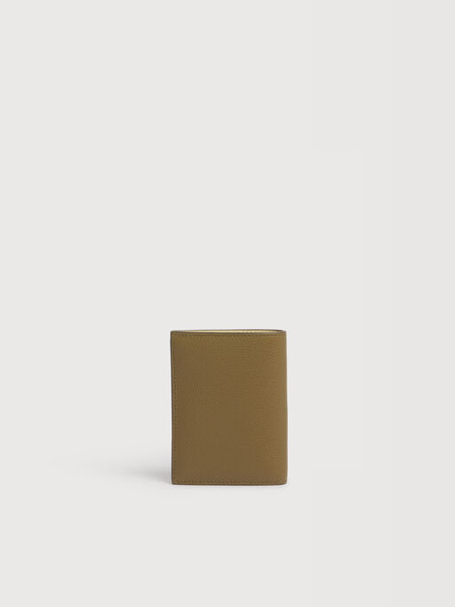 ブラウン レザー Marni Mending 二つ折りウォレット - 財布