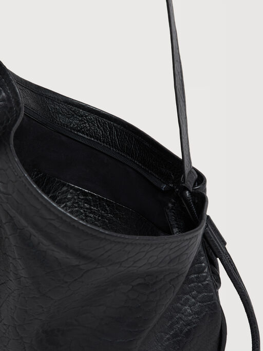 Small black nappa Hobo bag - Shoulder Bag