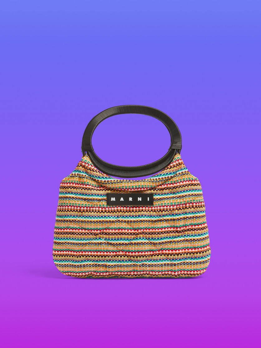 マイクロストライプ MARNI MARKET Boat パディングバッグ - ショッピングバッグ - Image 1