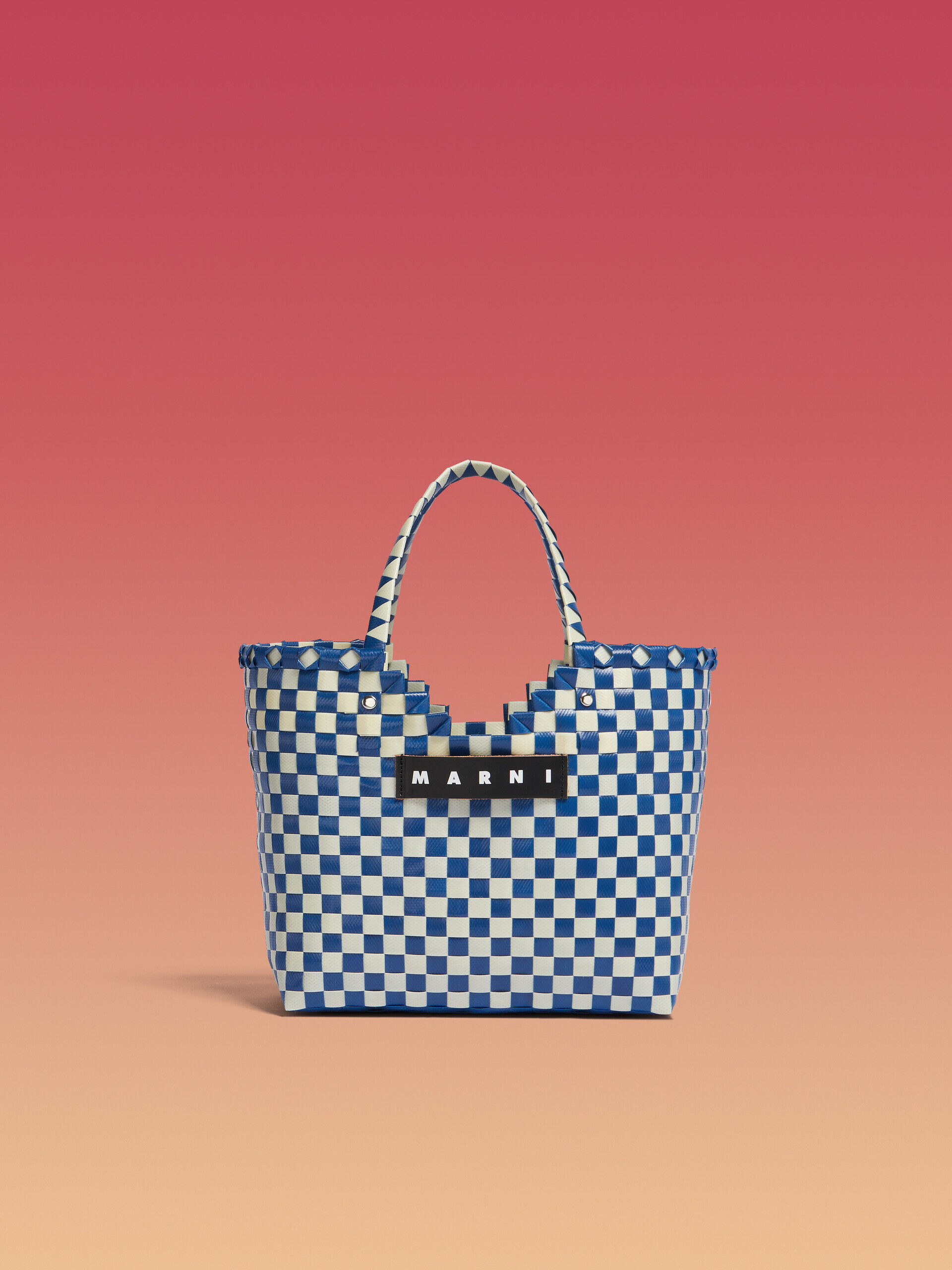 MARNI マルニ MARKET バスケットバッグ ブルー イリスブルー(ダークブルー) MARNI MARKET MINI BASKET BAG | Marni