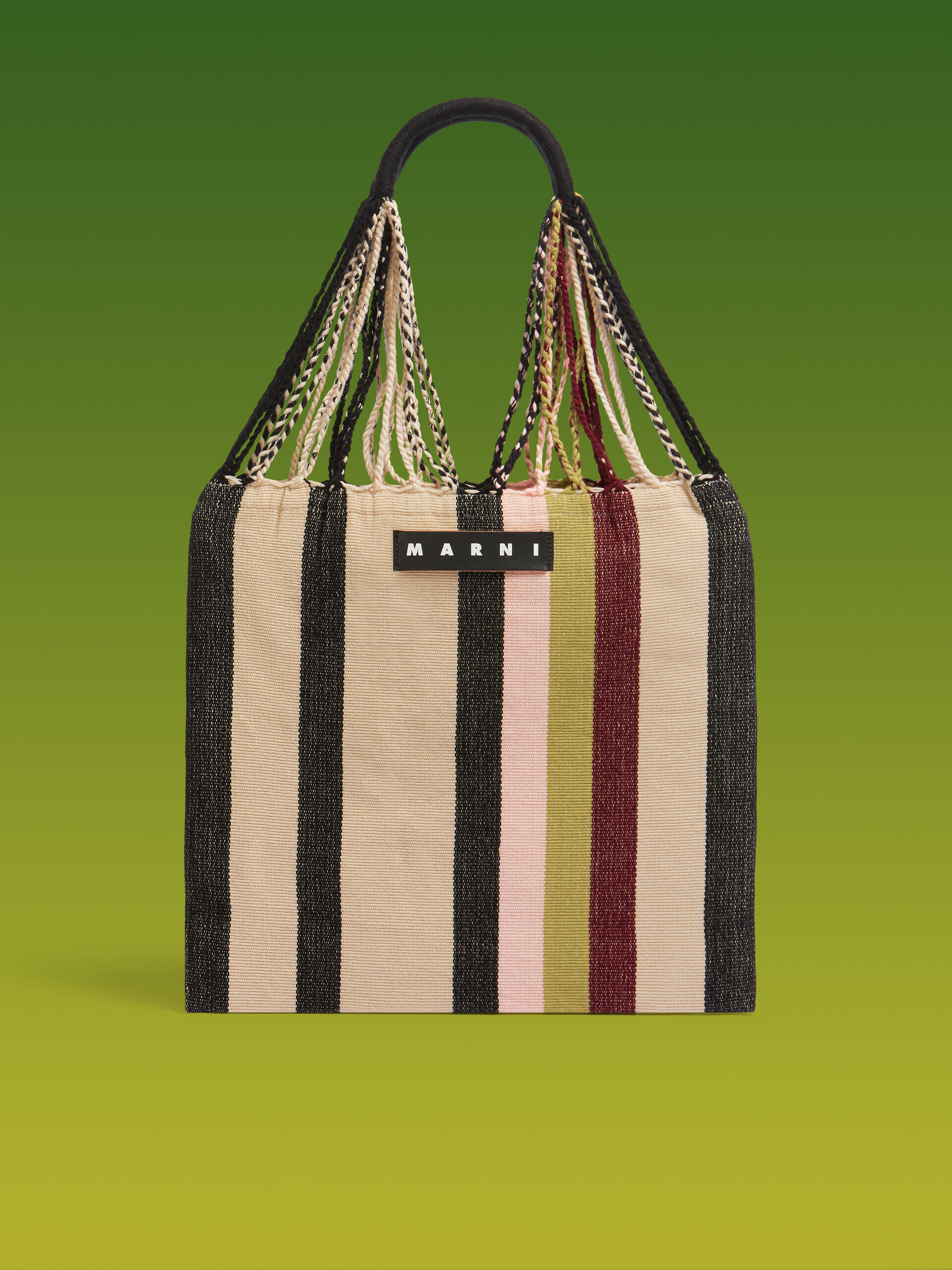 【極美品】マルニ クロシェ ハンモック トートバッグ マルチカラー 保存袋さざえブランド