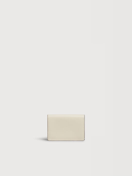 Cream leather Envelope card holder - Wallets