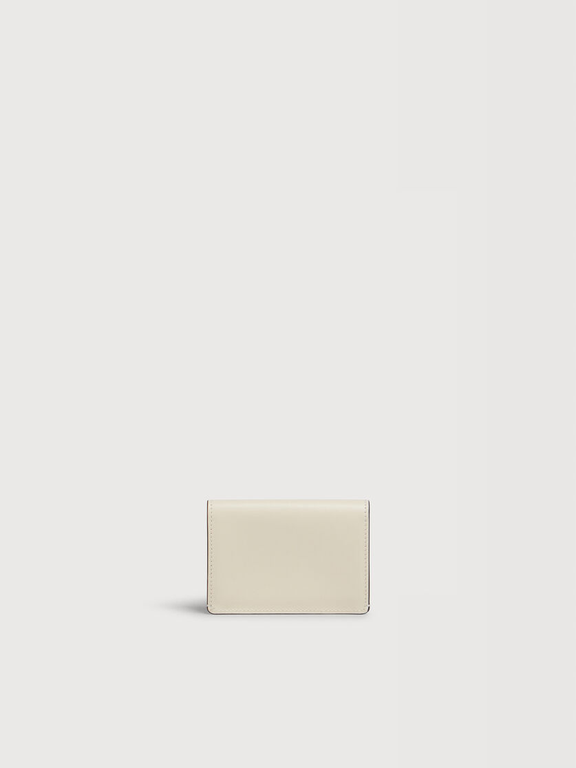Cremefarbenes Kartenetui Envelope aus Leder, Image 3