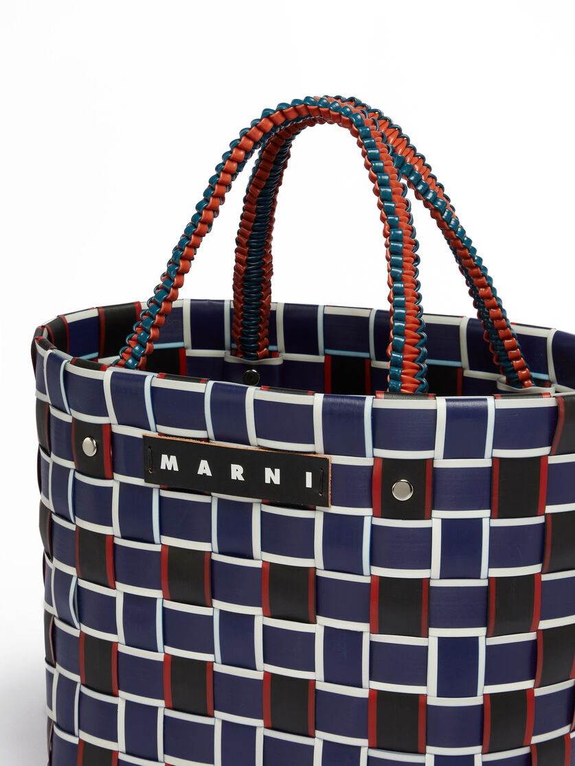 ピンク&グリーン MARNI MARKET TAPE BASKET BAG - ショッピングバッグ - Image 4