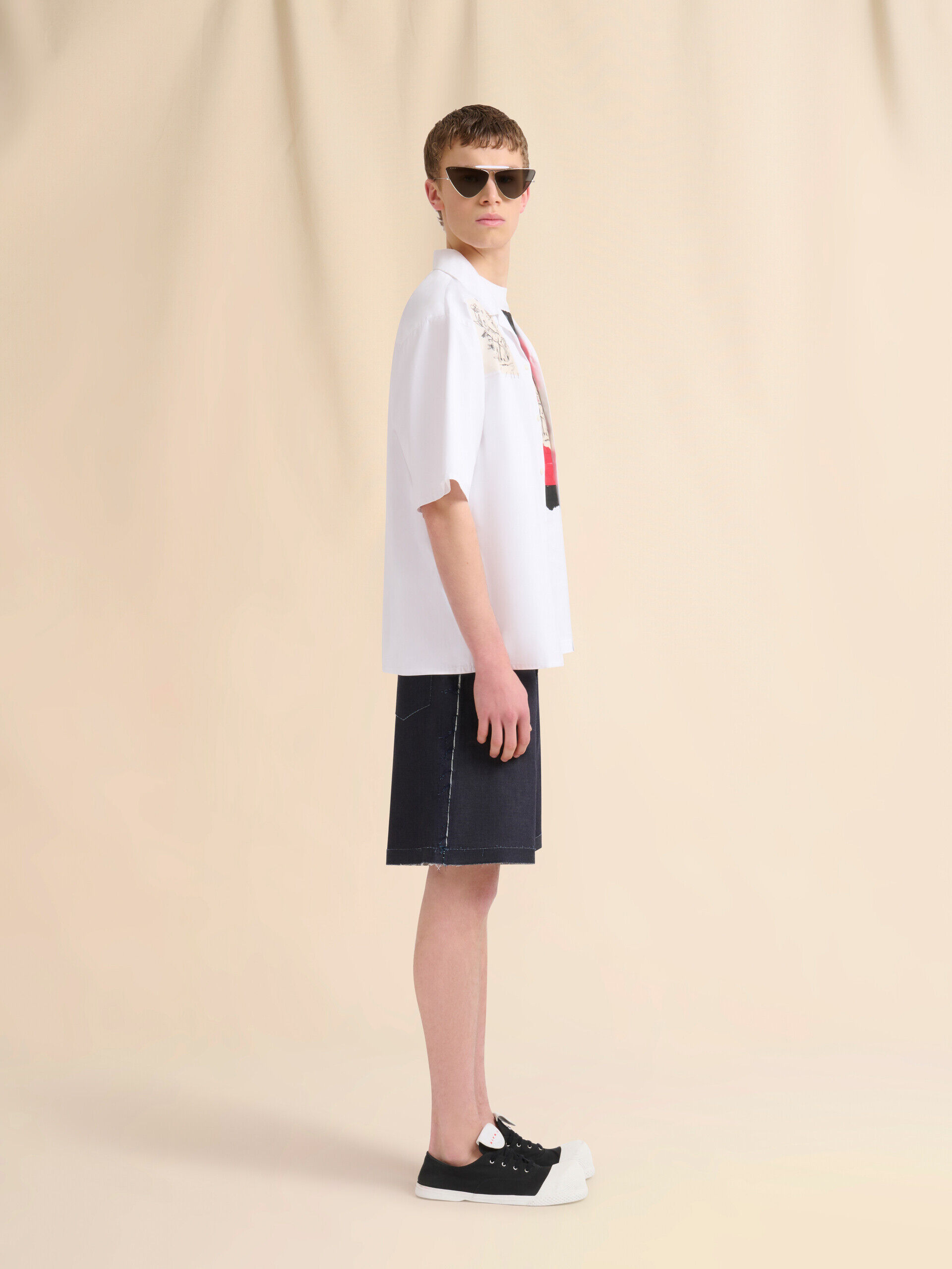 【国内発関税無】 MARNI キッズ ターンアップヘムジーンズ Marni ロールアップヘム ジーンズ | ブルー | FARFETCH JP