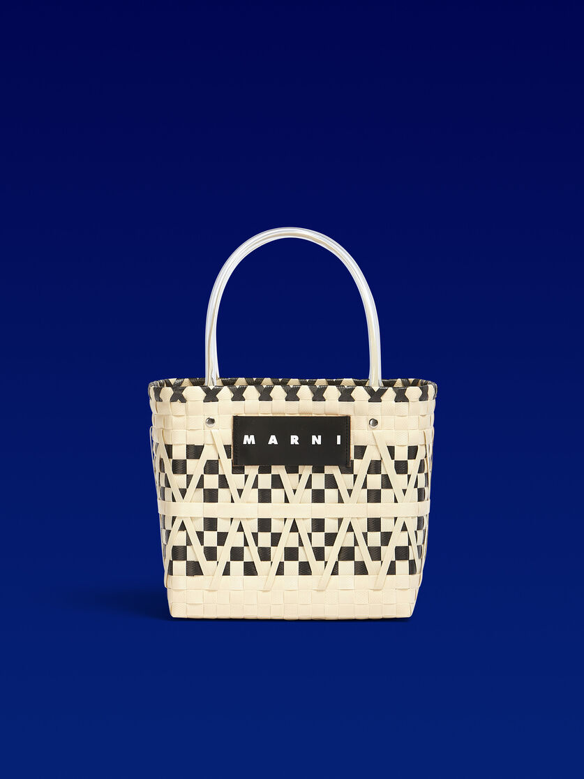 MARNI MARKET black and white shopping bag - Bags - Image 1