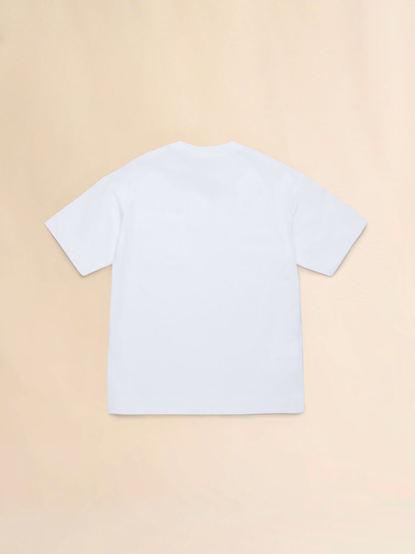 ホワイト ポケット付きTシャツ - Tシャツ - Image 2
