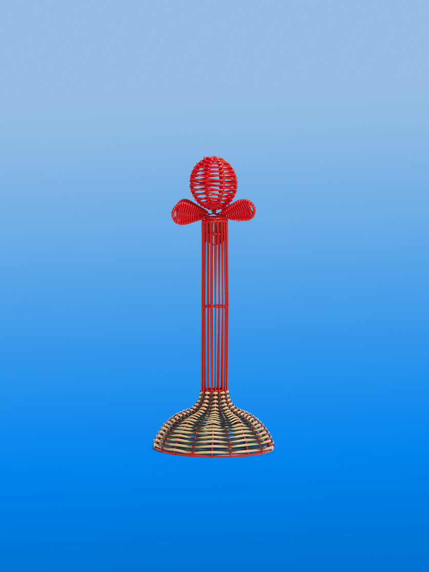 レッド Marni Market Flower キッチンロールホルダー, Image 1