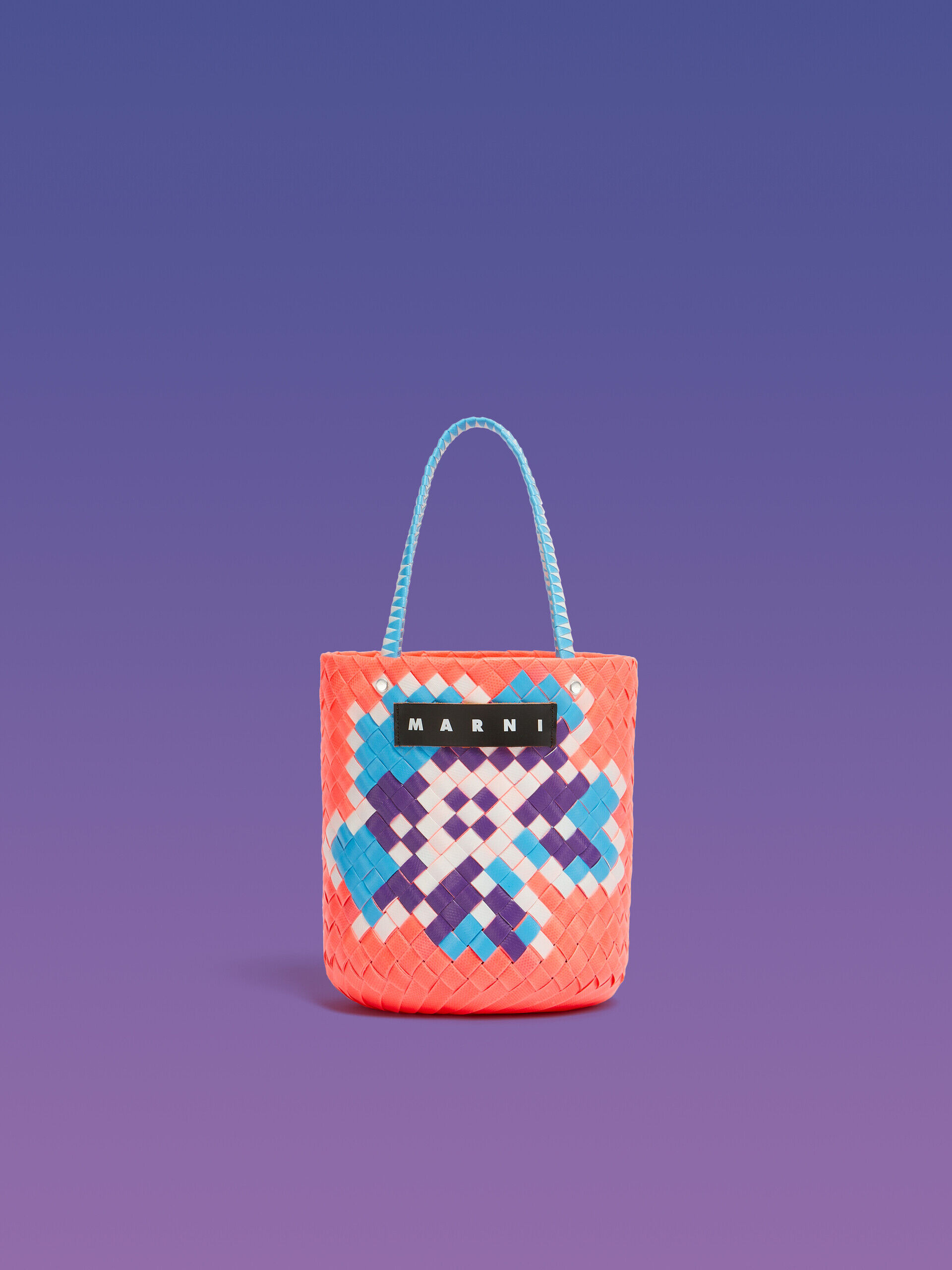 ピーチ フラワー MARNI MARKET バケットバッグ | Marni
