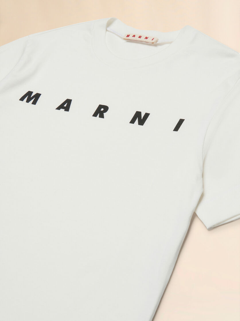 Off-white cotton t-shirt with logo - T-shirts - Image 3