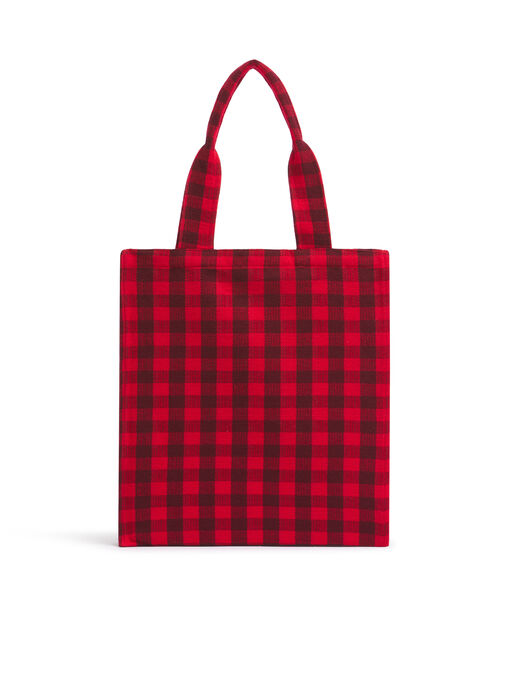 レッド MARNI MARKET POCKET BAG - ショッピングバッグ
