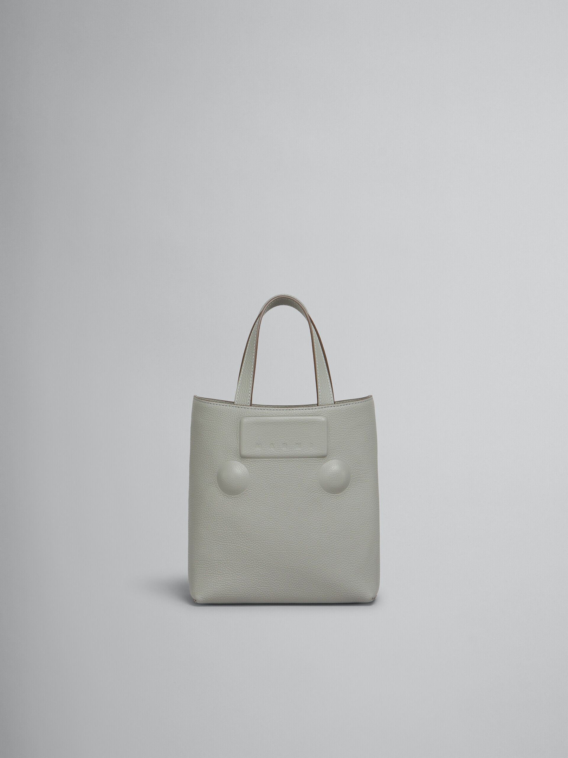 ★25SS Marni SMALL TRUNKAROO ロゴ 2way レザー トートバッグ マルニ25年春夏バッグ「トランカルー トート」ゴールドの