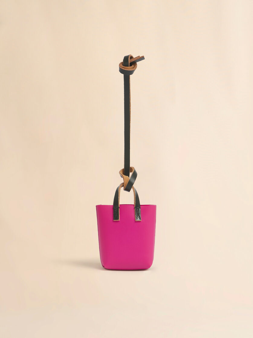 Ciondolo micro tote bag rosa, Image 2