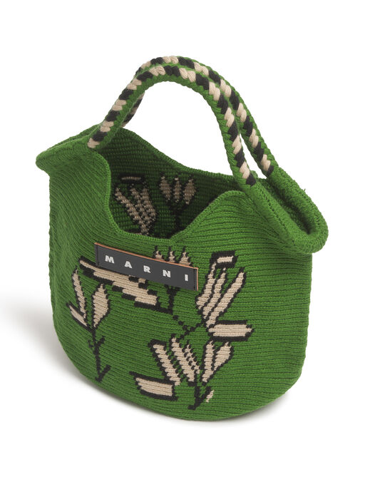 ナイル MARNI MARKET FLOWER BUCKET BAG - ショッピングバッグ