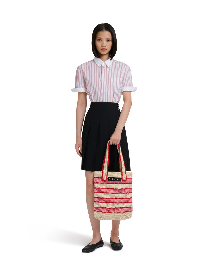 アンスラサイトダーク MARNI MARKET フィケクロシェバッグ - ショッピングバッグ - Image 2