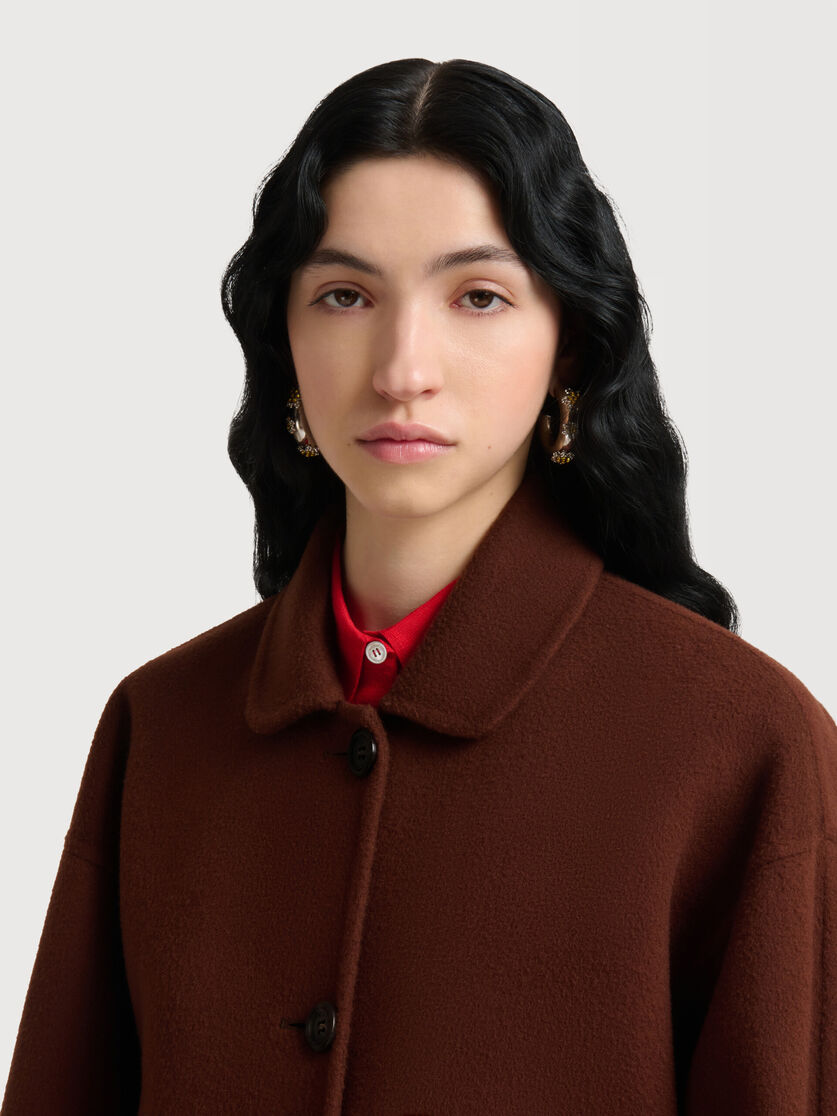 Brown wool-cashmere jacket, Image 5