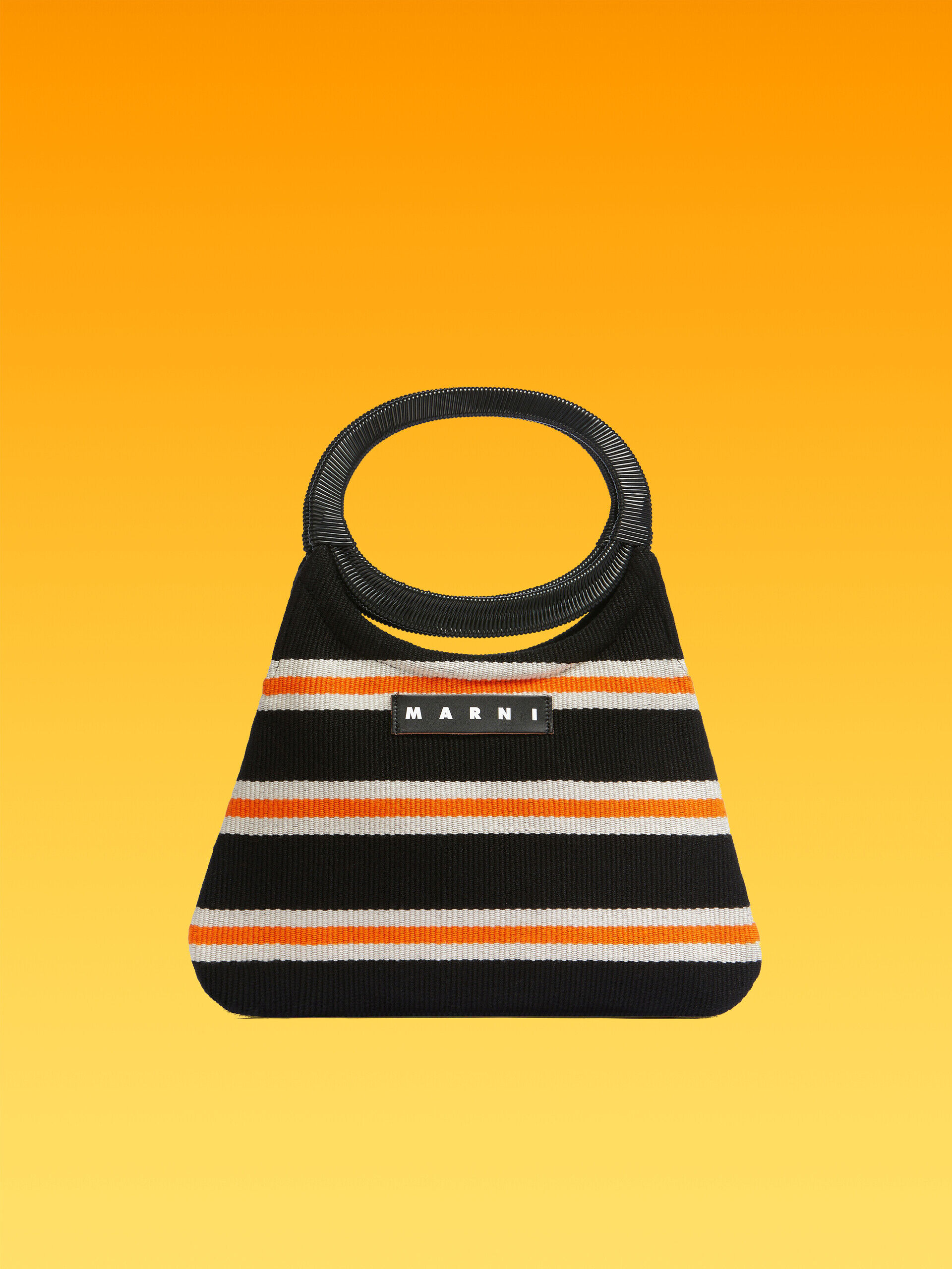バニラ(ブラックペッパー) MARNI MARKET BOAT BAG | Marni