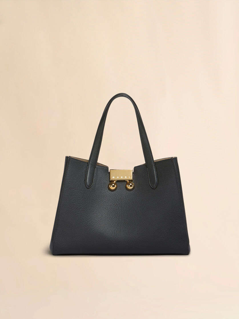 Grey leather Trunkaroo Tote handBag - Handbags - Image 1