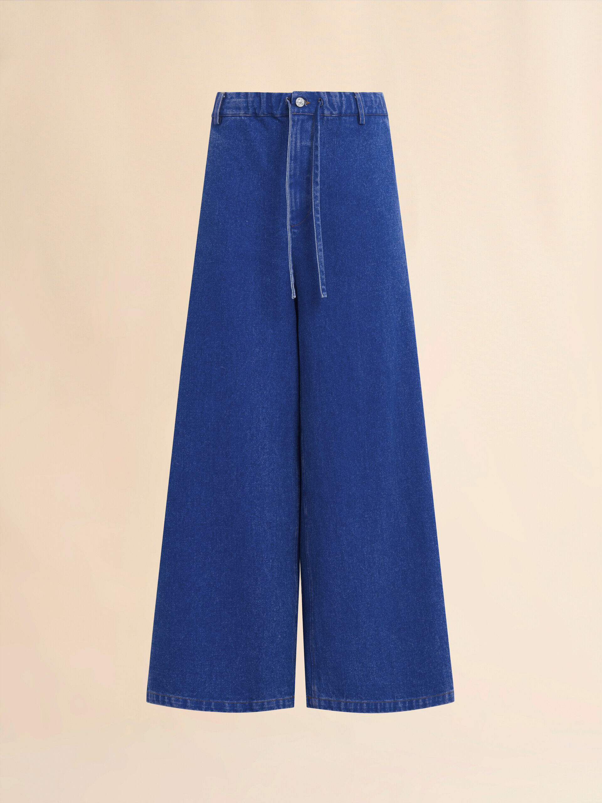 【関税＆送料込み】Marni Blue Cotton Jeans Blue organic denim wide-leg jeans | Marni