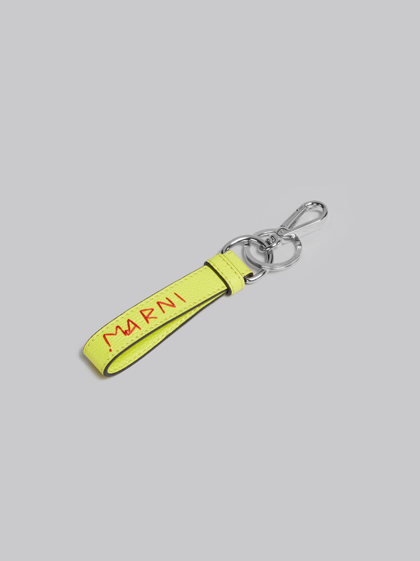 ピンク　レザー メンディング キーホルダー - キーホルダー - Image 2