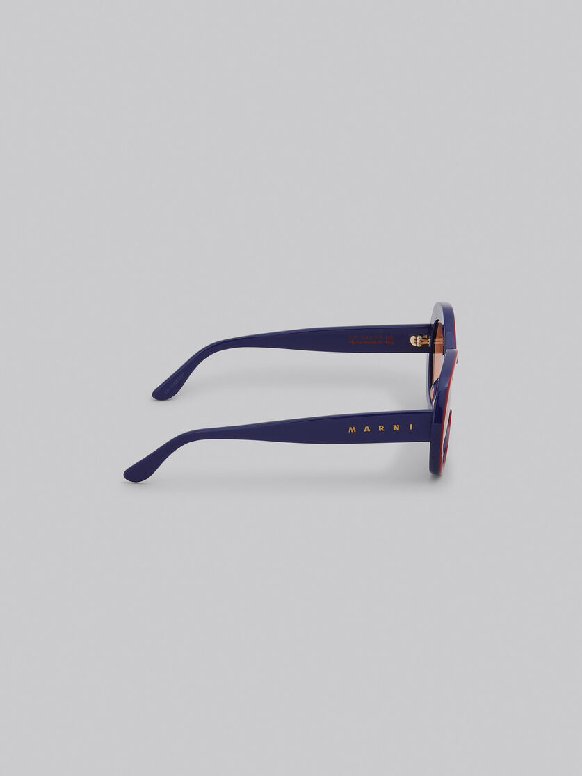 Blue Ulawun Vulcano acetate sunglasses | Marni 