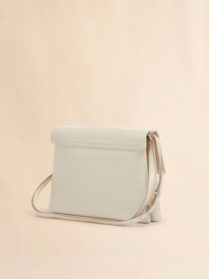 Black craquelé patent leather medium Envelope bag - Shoulder Bags - Image 3