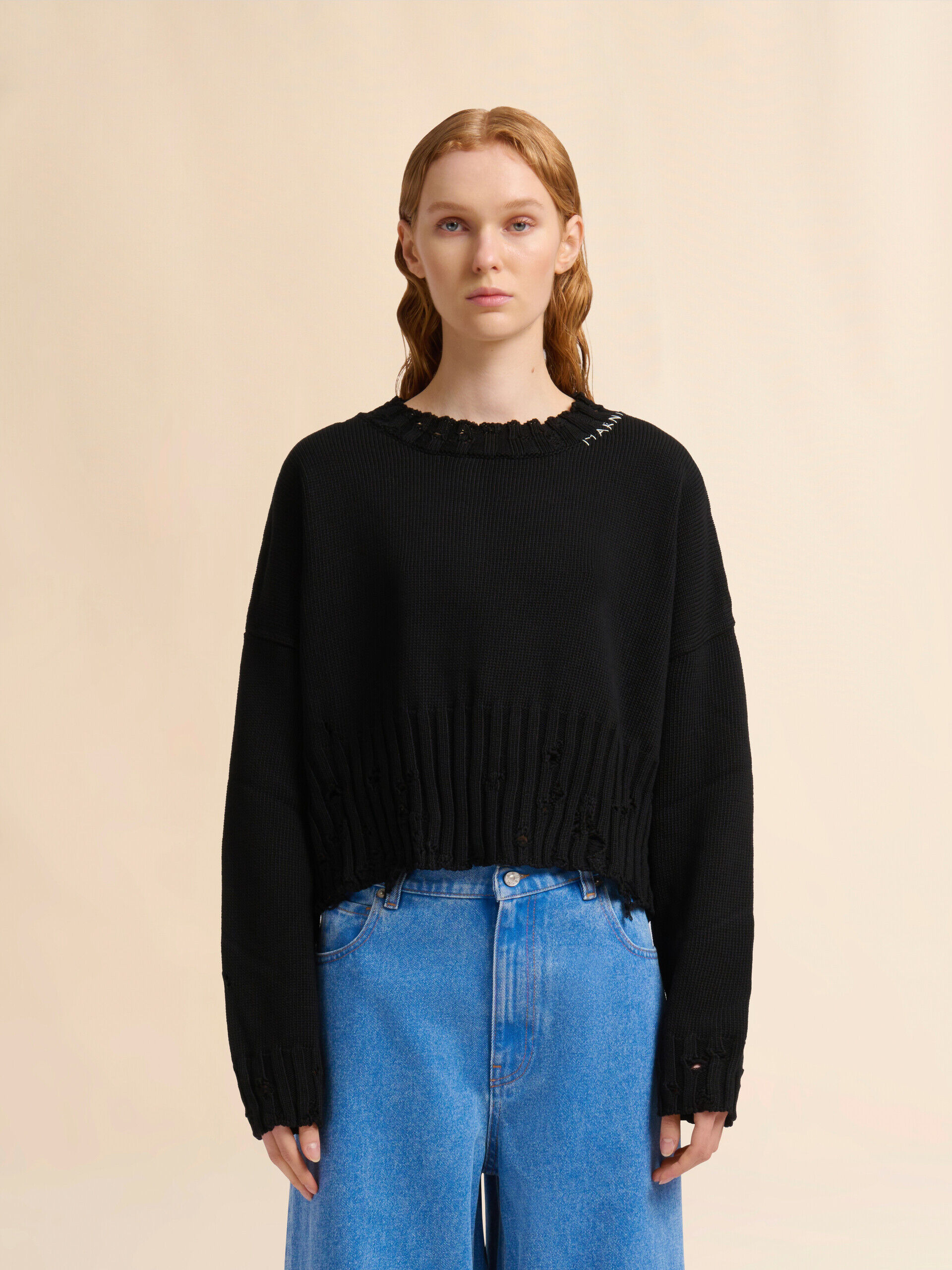 ニット+セーター MARNI - MARNI / MA ROUNDNECK CROPPED SWEATER レディース】ROUNDNECK SWEATER | MARNI(マルニ) / トップス