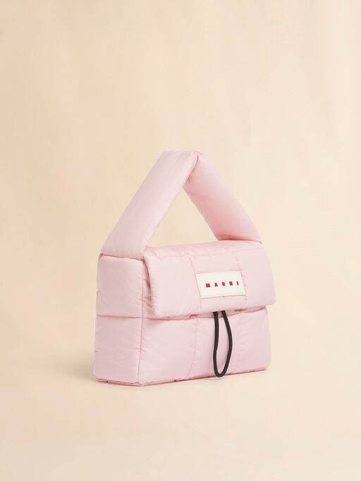 ピンク Puff ショルダーバッグ - ショルダーバッグ