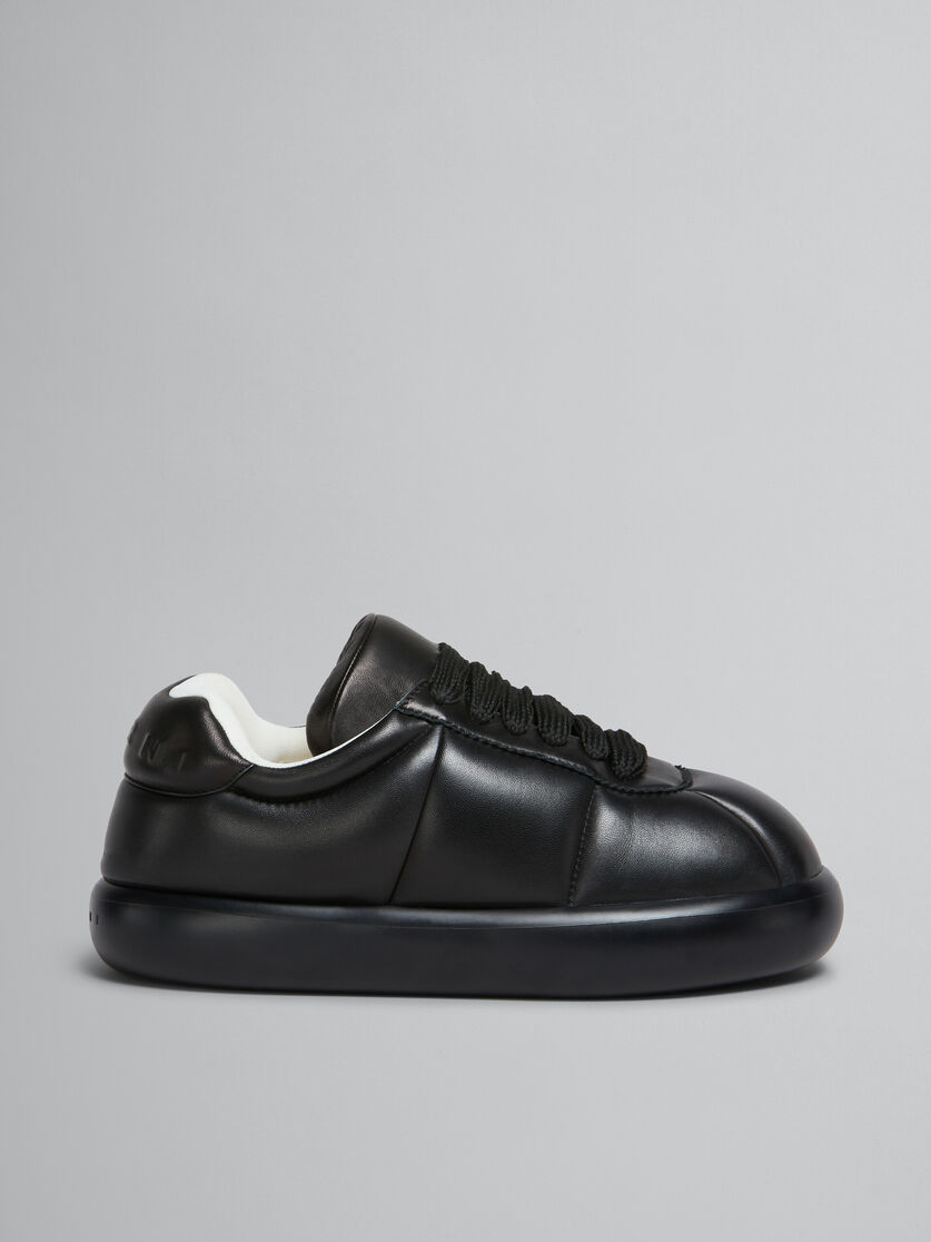 Black leather BigFoot 2.0 sneaker - Sneakers - Image 1