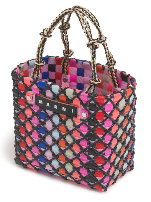 ローズウッド MARNI MARKET CAKE BASKET MINI - ショッピングバッグ